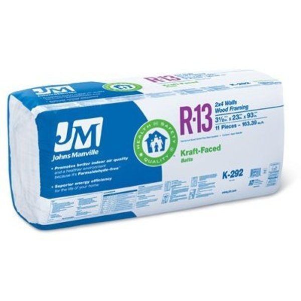 Johns Manville Intl R13 23x93 Faced Batt K292